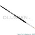 Copenhagen Pro universeel penseel maat 00 wit Chinees varkenshaar FSC zwart gelakte houten steel 23.144.00