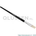 Copenhagen Pro universeel penseel maat 14 wit Chinees varkenshaar FSC zwart gelakte houten steel 23.144.14