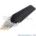 Copenhagen Pro universeel penselen set maat 0-16 wit Chinees varkenshaar FSC zwart gelakte houten steel 9 delig 23.149.53