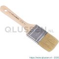 Copenhagen Pro 2 componenten platte kwast 5* maat 2 wit Chinees varkenshaar FSC houten steel 23.206.20