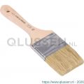 Copenhagen Pro 2 componenten platte kwast 5* maat 2.5 wit Chinees varkenshaar FSC houten steel 23.206.25