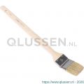 Copenhagen Pro radiatorkwast 4* maat 2 wit Chinees varkenshaar FSC houten steel 23.223.20