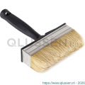 Copenhagen Pro wegwerp blokwitter maat 4x14 wit Chinees varkenshaar kunststof steel 23.234.44