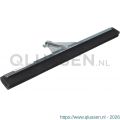 Copenhagen Pro vloertrekker met waterkering 55 cm zwart rubber metalen uitvoering 23.465.00