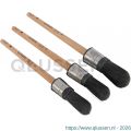 Copenhagen Pro kwastenset Krex patentpuntkwast 4* maat 12-14-16 synthetisch haar 3-delig FSC houten steel 23.900.03