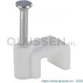 Q-Link kabelclip plat 6 mm wit 54.213.12