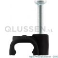 Q-Link kabelclip plat 6 mm zwart 54.213.13