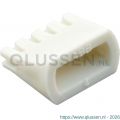 Q-Link keg kunststof voor installatiebuis wit set 25 stuks 54.213.52