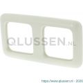 Busch-Jaeger Relfex afdekraam inbouw 2-voudig polarwit 66.001.22