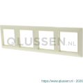 Jung System 55 afdekraam inbouw 4-voudig verticaal-horizontaal crème 66.002.26