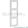 Jung AS500 afdekraam inbouw 3-voudig verticaal-horizontaal polarwit 66.003.24