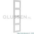 Jung AS500 afdekraam inbouw 4-voudig verticaal-horizontaal polarwit 66.003.26
