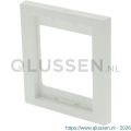 Berker K1 afdekraam inbouw 1-voudig polarwit 66.021.21
