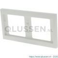 Berker K1 afdekraam inbouw 2-voudig polarwit 66.021.22
