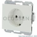 Berker K1 contactdoos inbouw 1-voudig randaarde polarwit 66.021.42