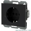Berker K1 contactdoos inbouw 1-voudig randaarde antraciet 66.022.42
