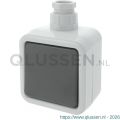 Peha schakelaar opbouw wissel grijs wartel M20 66.028.01