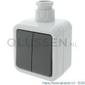 Peha schakelaar opbouw serie grijs wartel M20 66.028.03