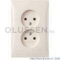 Berker S1 contactdoos inbouw 2-voudig crème 66.032.48