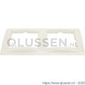 Berker S1 afdekraam inbouw 2-voudig polarwit 66.033.22