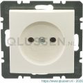 Berker S1 contactdoos inbouw 1-voudig polarwit 66.033.40