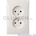 Berker S1 contactdoos inbouw 2-voudig polarwit 66.033.48