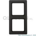 Berker Q1 afdekraam inbouw 2-voudig antraciet 66.045.22