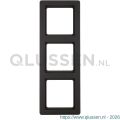 Berker Q1 afdekraam inbouw 3-voudig antraciet 66.045.24