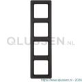 Berker Q1 afdekraam inbouw 4-voudig antraciet 66.045.26