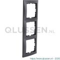 Berker S1 afdekraam 3-voudig antraciet 66.046.24