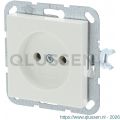 Gira System 55 contactdoos inbouw 1-voudig polarwit 66.051.40