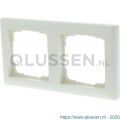 Gira Standard 55 afdekraam inbouw 2-voudig verticaal-horizontaal crème 66.052.22