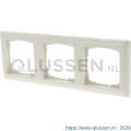 Gira Standard 55 afdekraam inbouw 3-voudig verticaal-horizontaal crème 66.052.24
