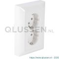 Busch-Jaeger Busch Balance Jaeger contactdoos inbouw 2-voudig randaarde polarwit 66.054.50