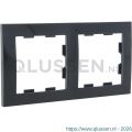 Q-Link S2 afdekraam inbouw 2-voudig antraciet 66.083.22