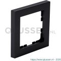 Q-Link S-line afdekraam 1voudig verticaal-horizontaal zwart 66.095.21