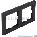 Q-Link S-line afdekraam 2-voudig verticaal-horizontaal zwart 66.095.22