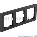 Q-Link S-line afdekraam 3-voudig verticaal-horizontaal zwart 66.095.24
