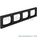 Q-Link S-line afdekraam 4-voudig verticaal-horizontaal zwart 66.095.26