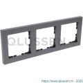Q-Link S-Line afdekraam 3-voudig verticaal-horizontaal zwart 66.097.24