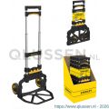 Stanley steekwagen vouwbaar aluminium 70 kg met basket houder SXWT-FT501 PDQ 83.500.49