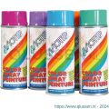 MoTip Colourspray lakspray dekkend hoogglans RAL 1015 ivoor wit 400 ml 1610