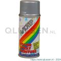 MoTip Colourspray lakspray dekkend hoogglans RAL 9006 zilver 150 ml 21615