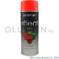 MoTip fluorescerende lak Deco Effect Fluorescent Red-Orange rood 400 ml 302301