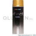 MoTip lakspray dekkend Deco Effect metallic Gold goud hoogglans 400 ml 302505