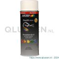 MoTip Crafts lakspray dekkend RAL 9010 wit mat 400 ml 695612