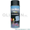 ColorWorks lakverf Colorspray RAL 9005 zwart 400 ml 918530