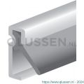 Deltafix tochtprofiel inbouw acrylbestendig aluminium 3.00 m x 16x6 mm 4205