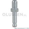 Tente meubelwielstift zakje 4 stiften met draad verzinkt M10x8 mm 56038