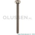 Deltafix metaalschroef cilinderkop RVS A2 M3x10 mm DIN 7985 doos 200 stuks 70754